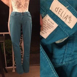 Neon blue 5/6r delia’s britt jean